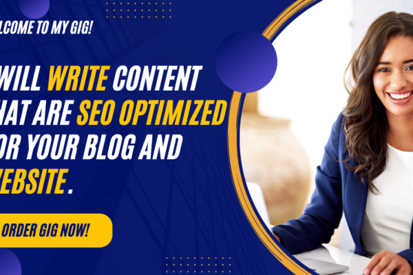 I will be your professional content writer and seo expert